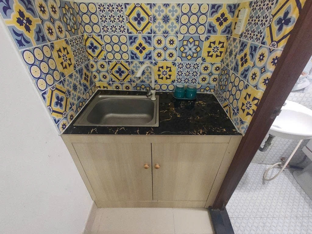 Phòng trọ Studio 20m2 tại PTC House Thép Mới - Tân Bình - Phòng bếp