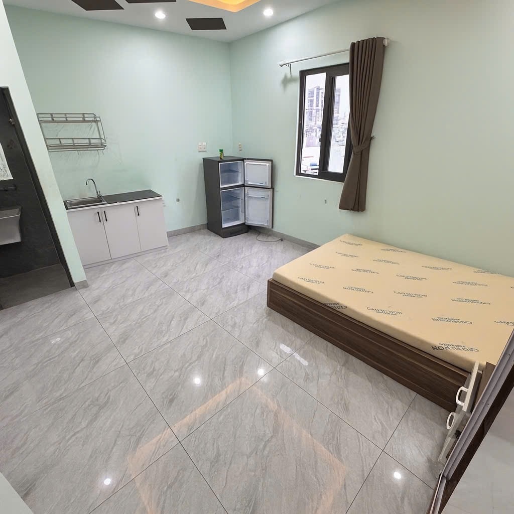 Phòng trọ Studio 25m2 tại PG House Dương Quảng Hàm - Gò Vấp - Phòng ngủ