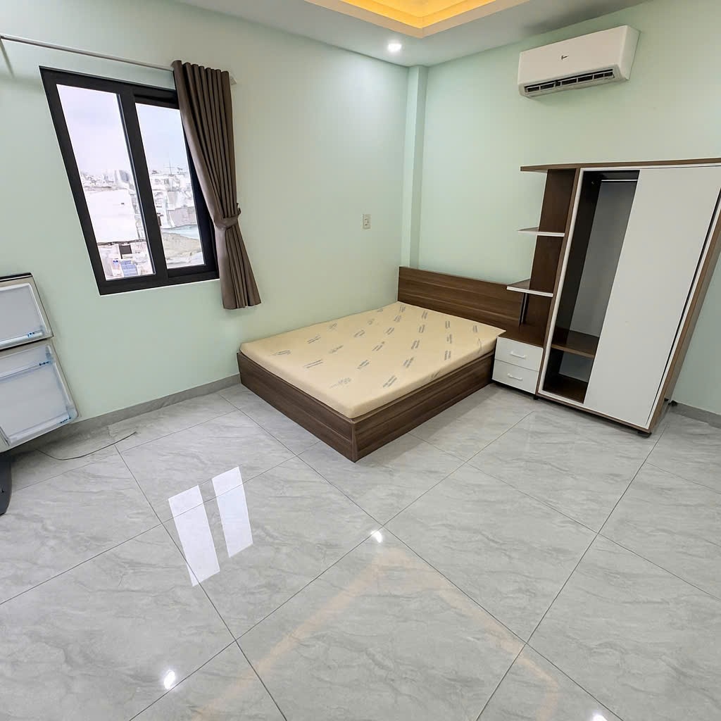 Phòng trọ Studio 25m2 tại PG House Dương Quảng Hàm - Gò Vấp - Phòng ngủ