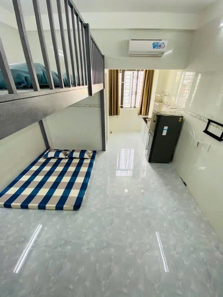 Phòng trọ Duplex 25m2 tại AH Home Lê Đức Thọ - Gò Vấp - Phòng khách