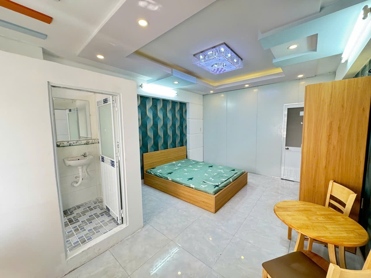 Phòng trọ Studio 25m2 tại MP House Cống Lở - Tân Bình - Phòng ngủ