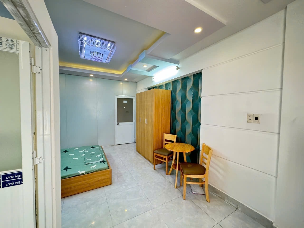 Phòng trọ Studio 25m2 tại MP House Cống Lở - Tân Bình - Phòng ngủ