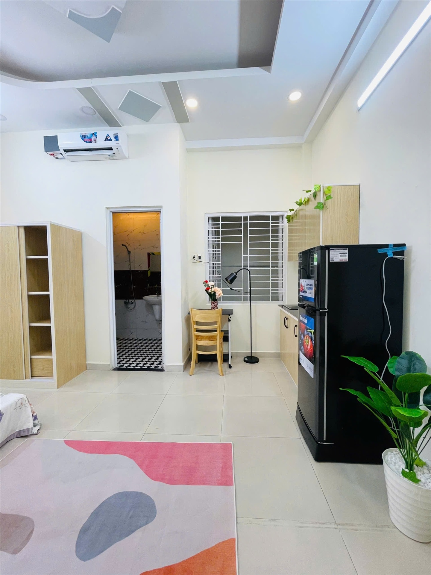 Phòng trọ Studio 25m2 tại Zenith Home Phan Huy Ích - Gò Vấp - Phòng ngủ