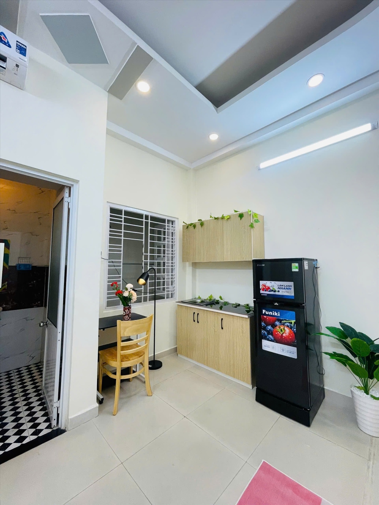 Phòng trọ Studio 25m2 tại Zenith Home Phan Huy Ích - Gò Vấp - Phòng bếp