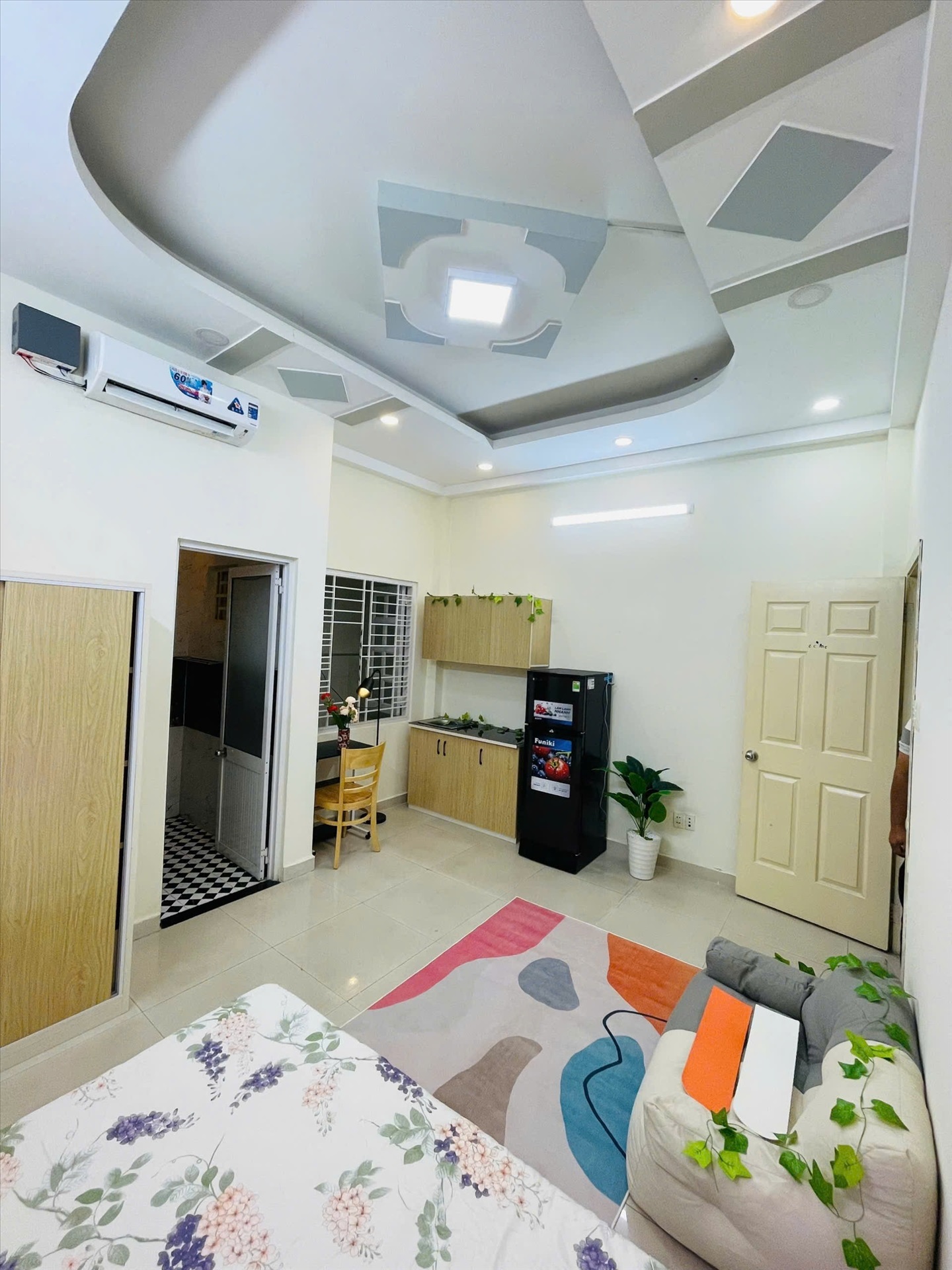 Phòng trọ Studio 25m2 tại Zenith Home Phan Huy Ích - Gò Vấp - Phòng bếp