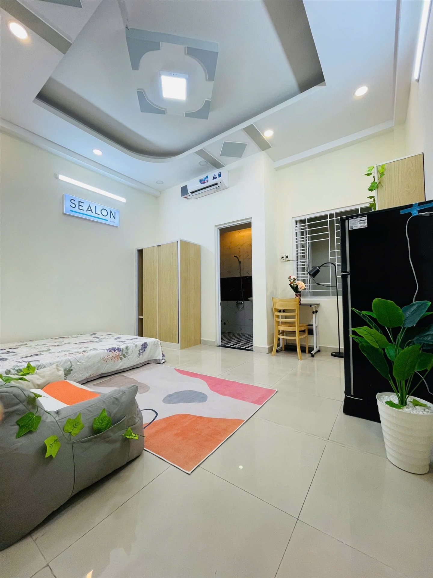 Phòng trọ Studio 25m2 tại Zenith Home Phan Huy Ích - Gò Vấp - Phòng ngủ