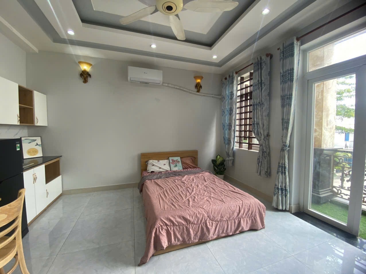 Phòng trọ Studio 25m2 tại CN House Cống Lở - Tân Bình - Phòng ngủ