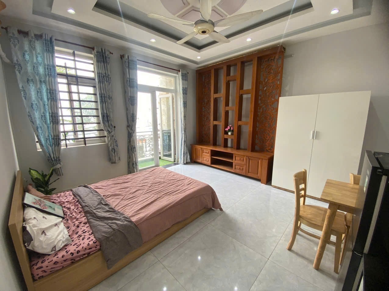 Phòng trọ Studio 25m2 tại CN House Cống Lở - Tân Bình - Phòng ngủ