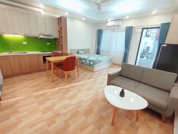Phòng trọ Studio 30m2 tại PTC House Nghi Tàm - Tây Hồ - Phòng bếp