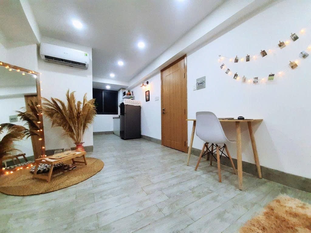 Phòng trọ Studio 25m2 tại PTC House Lý Thường Kiệt - Quận 10 - Phòng khách