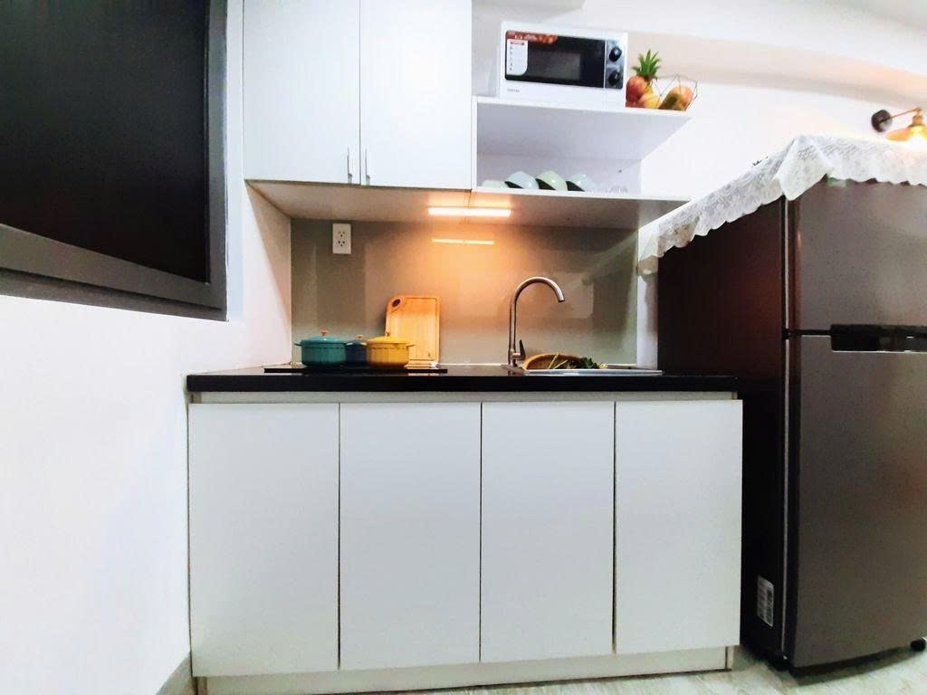 Phòng trọ Studio 25m2 tại PTC House Lý Thường Kiệt - Quận 10 - Phòng bếp