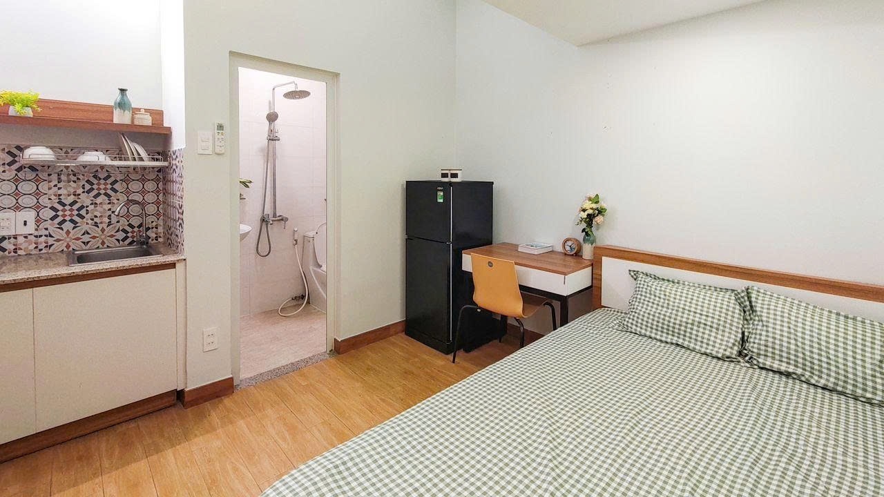 Phòng trọ Studio 12m2 tại PTC House3 Đường số 2 - Quận 7 - Phòng ngủ