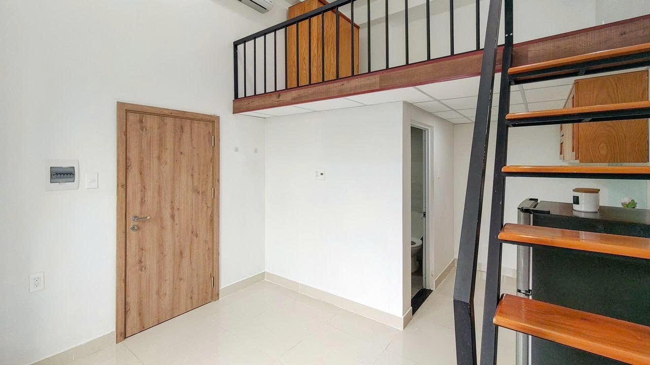 Phòng trọ Duplex 12m2 tại PTC House 2 Cao Thị Chính - Quận 7 - Phòng khách