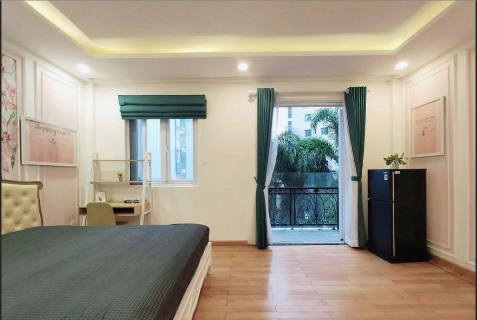 Phòng trọ Studio 35m2 tại PTC House Nguyễn Trãi 2 - Quận 1 - Phòng ngủ