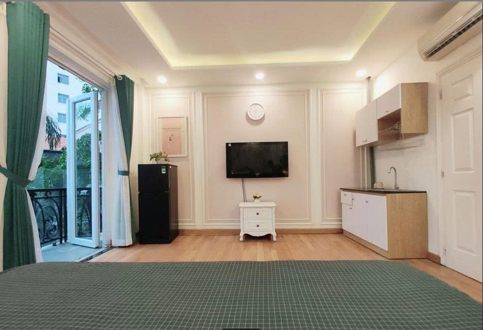 Phòng trọ Studio 35m2 tại PTC House Nguyễn Trãi 2 - Quận 1 - Phòng ngủ