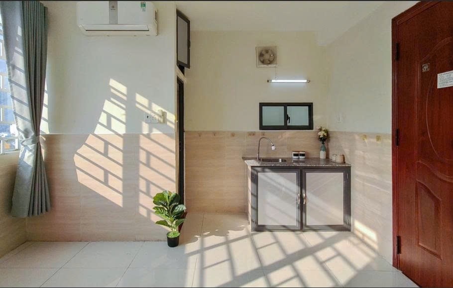 Phòng trọ Studio 10m2 tại PTC House Đường số 81 - Quận 7 - Phòng ngủ