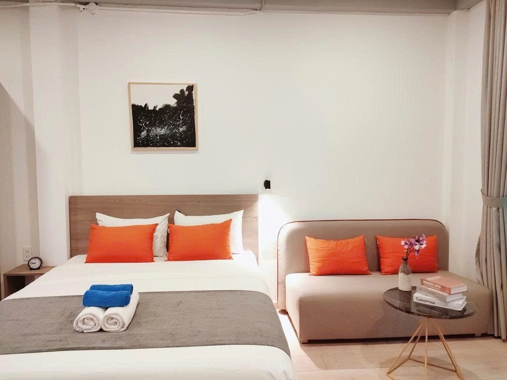 Phòng trọ Studio 35m2 tại PTC House Lê Quốc Hưng - Quận 4  - Phòng ngủ