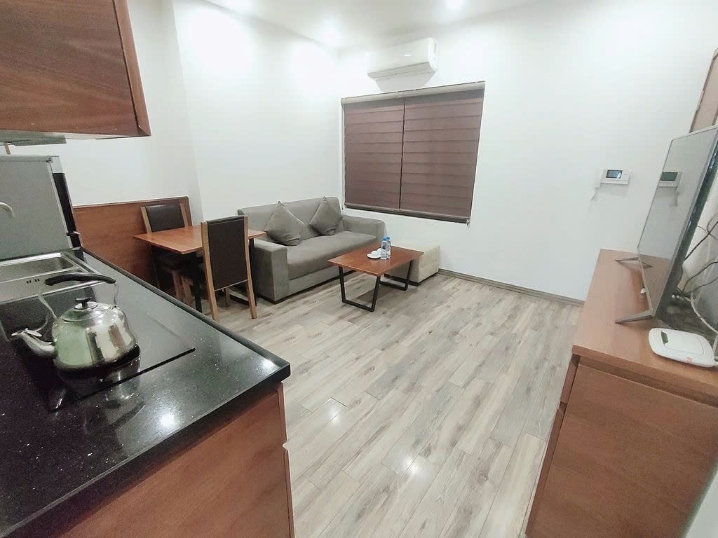 Phòng trọ 1 Phòng ngủ 40m2 tại PTC House Yên Lãng  - Đống Đa - Phòng khách