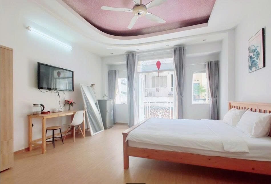 Phòng trọ Studio 30m2 tại PTC House Đề Thám - Quận 1 - Phòng ngủ