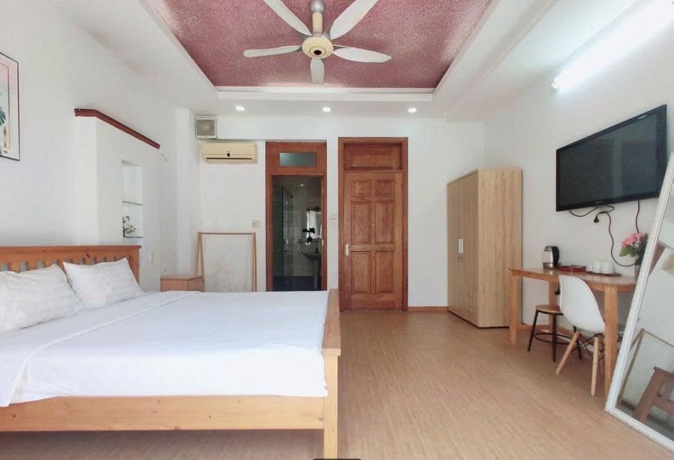 Phòng trọ Studio 30m2 tại PTC House Đề Thám - Quận 1 - Phòng ngủ