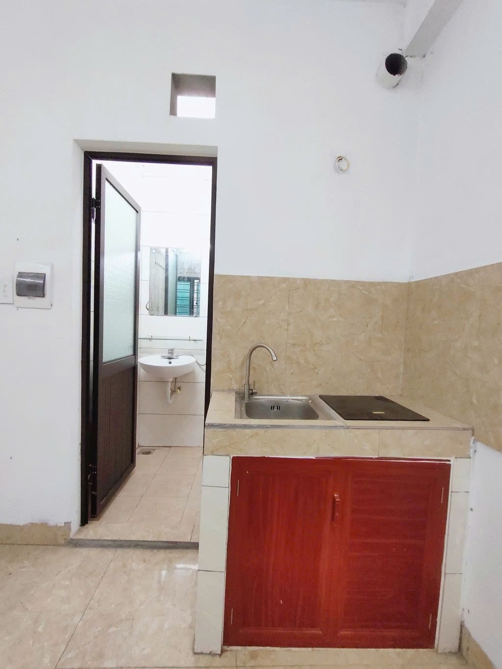 Phòng trọ Studio 20m2 tại PTC House Cầu Diễn - Bắc Từ Liêm  - Phòng bếp