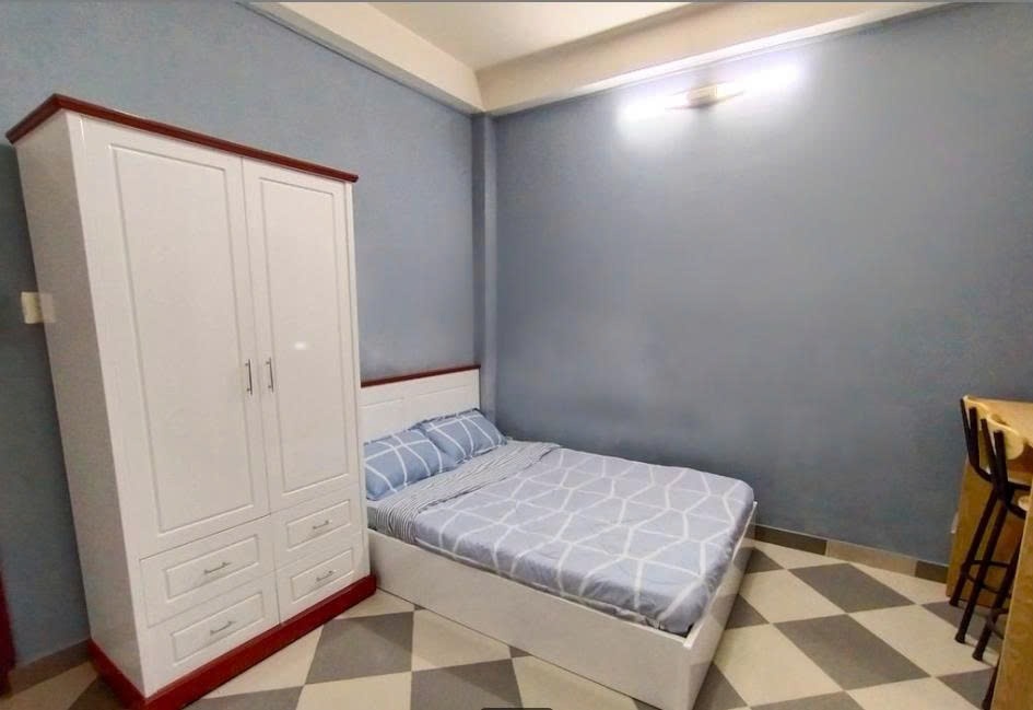 Phòng trọ Studio 25m2 tại PTC House Đường số 5 khu cư xá đô Thành - Quận 3 - Phòng ngủ