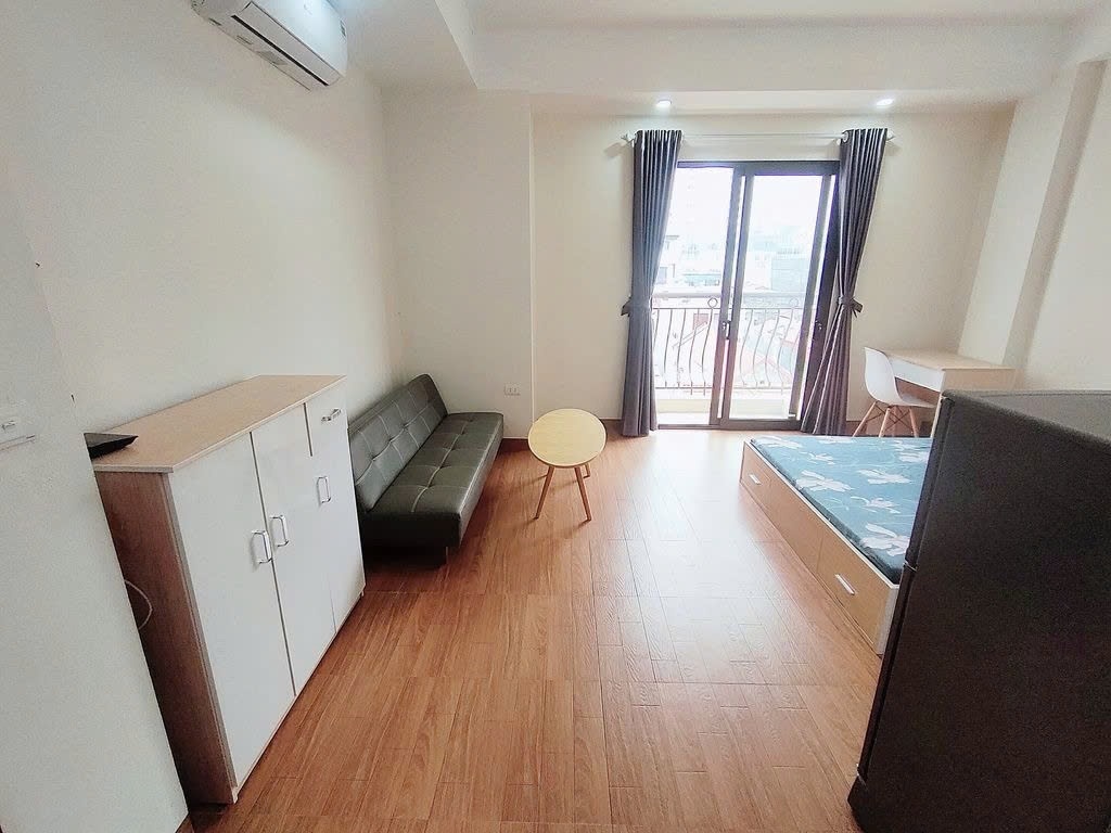 Phòng trọ Studio 35m2 tại PTC House Nguyễn Khang - Cầu Giấy  - Phòng ngủ