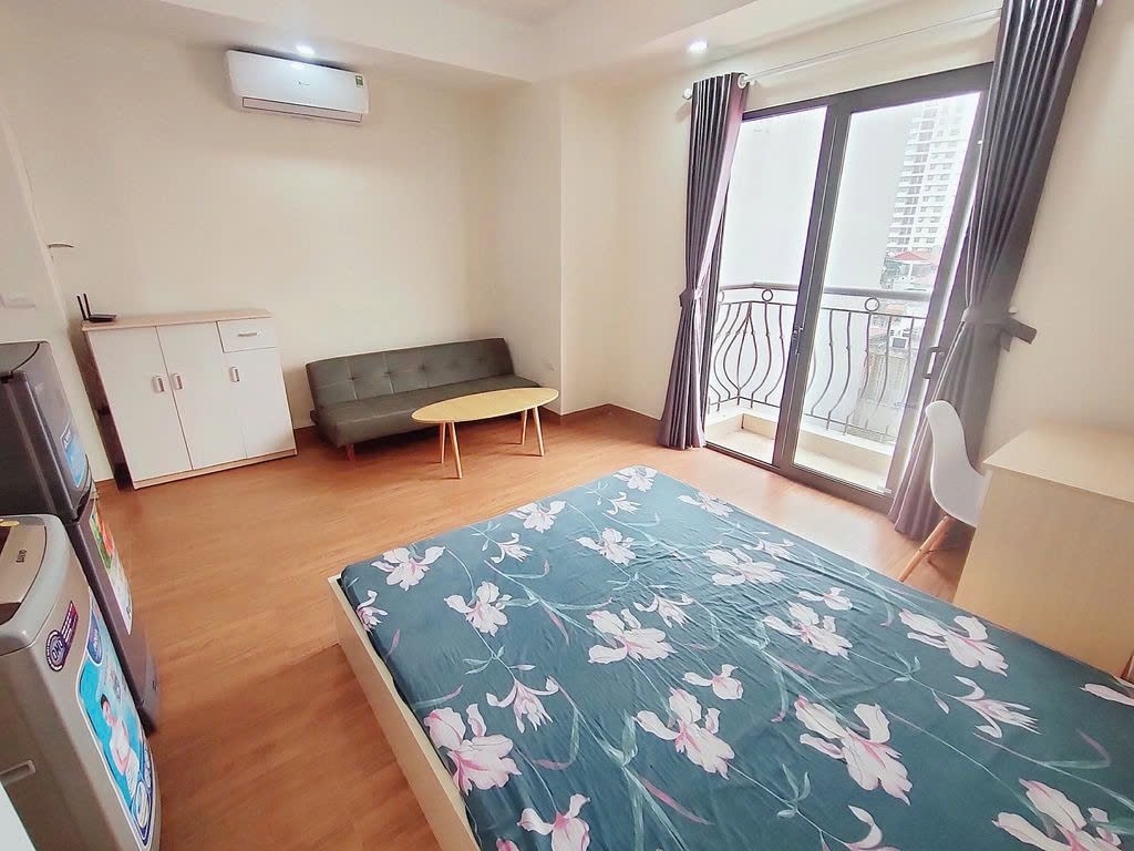 Phòng trọ Studio 35m2 tại PTC House Nguyễn Khang - Cầu Giấy  - Phòng ngủ