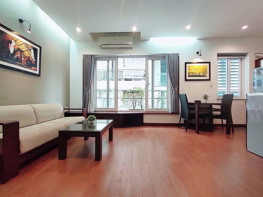 Phòng trọ Studio 40m2 tại PTC House 1 Liễu Giai - Ba Đình - Phòng khách