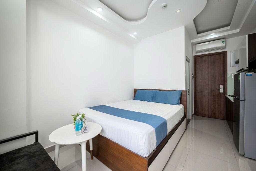 Phòng trọ Studio 18m2 tại PTC House 4 Nguyễn Thị Thập - Quận 7 - Phòng ngủ