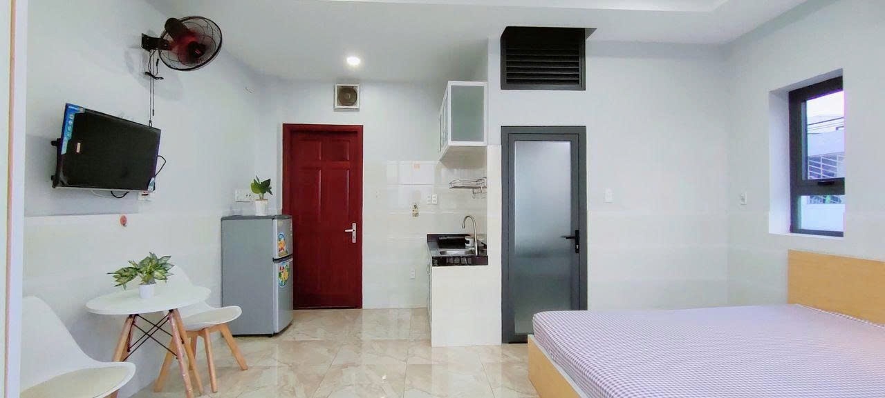 Phòng trọ Studio 25m2 tại PTC House 4 Trần Xuân Soạn - Quận 7 - Phòng ngủ
