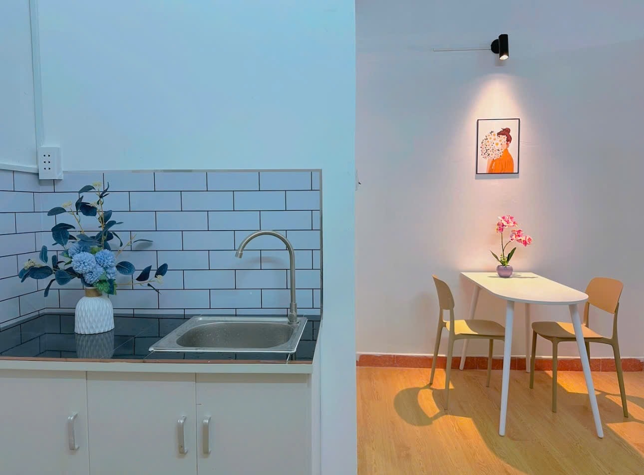 Phòng trọ 1 Phòng ngủ 25m2 tại VN House Quang Trung - Gò Vấp - Phòng bếp