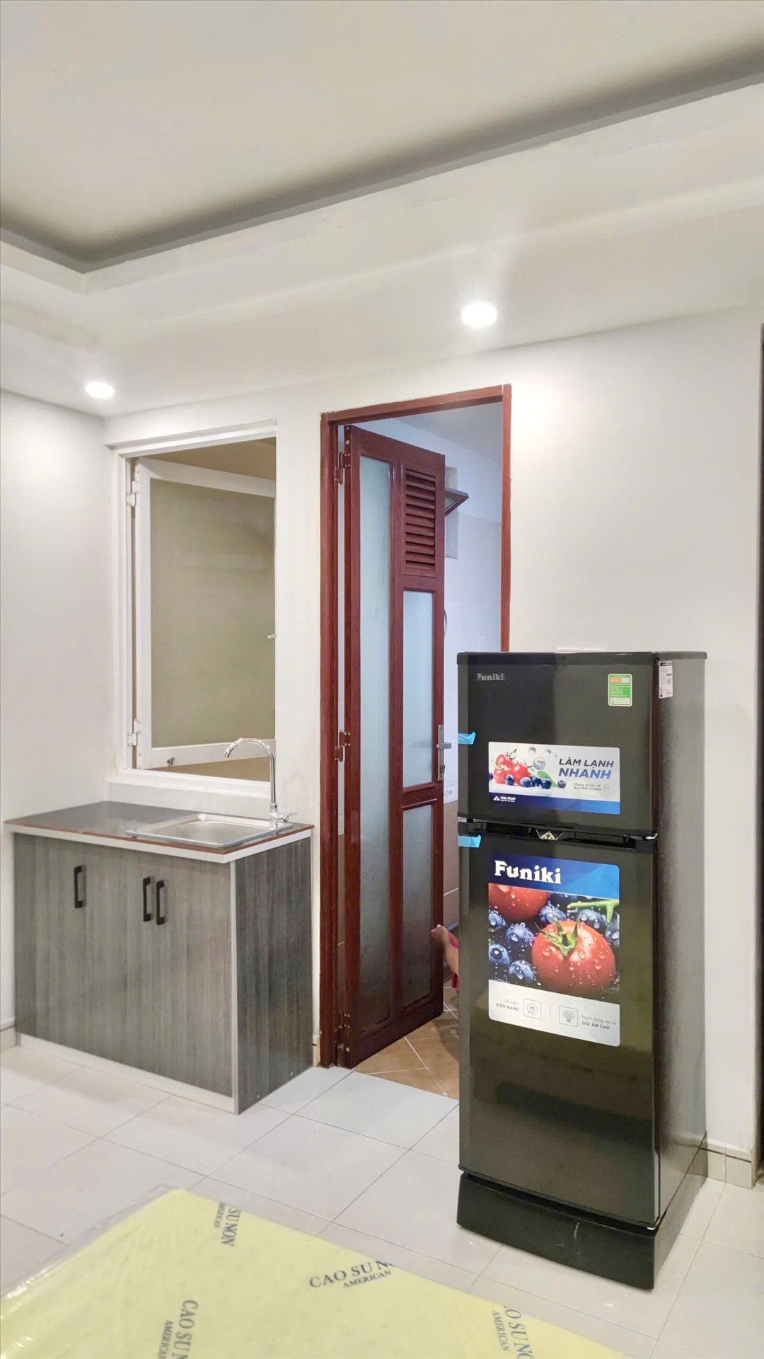 Phòng trọ Studio 20m2 tại LL Home Phạm Phú Thứ - Tân Bình - Phòng ngủ