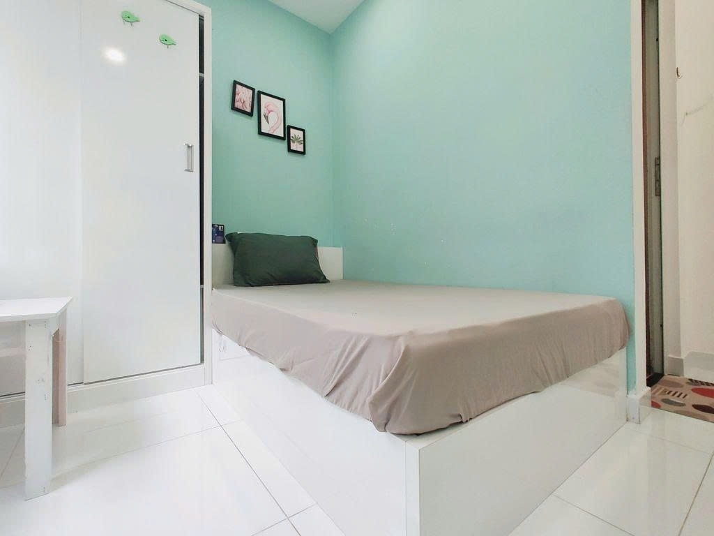 Phòng trọ Studio 15m2 tại PTC House 1 Phó Đức Chính - Quận 1 - Phòng ngủ