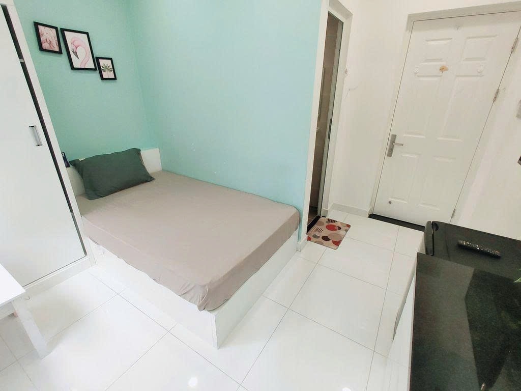 Phòng trọ Studio 15m2 tại PTC House 1 Phó Đức Chính - Quận 1 - Phòng ngủ