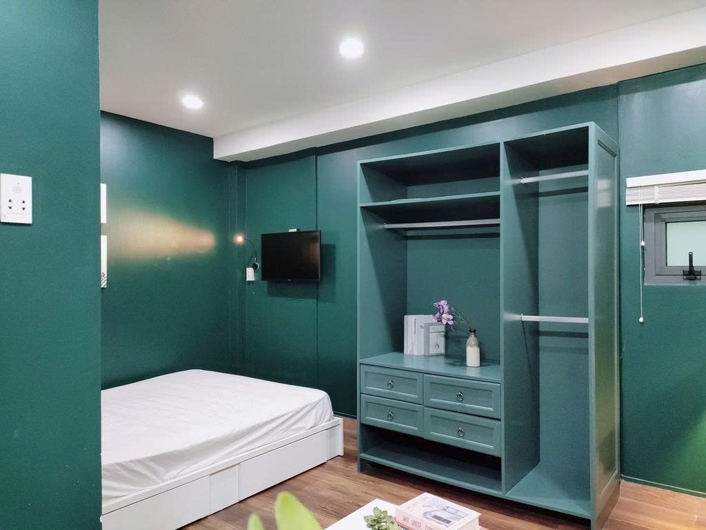 Phòng trọ Studio 20m2 tại PTC House Nguyễn Trãi 3 - Quận 1 - Phòng ngủ