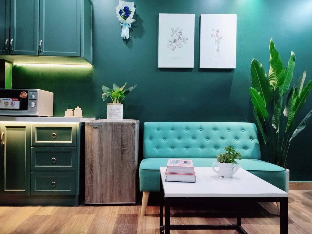 Phòng trọ Studio 20m2 tại PTC House Nguyễn Trãi 3 - Quận 1 - Phòng khách