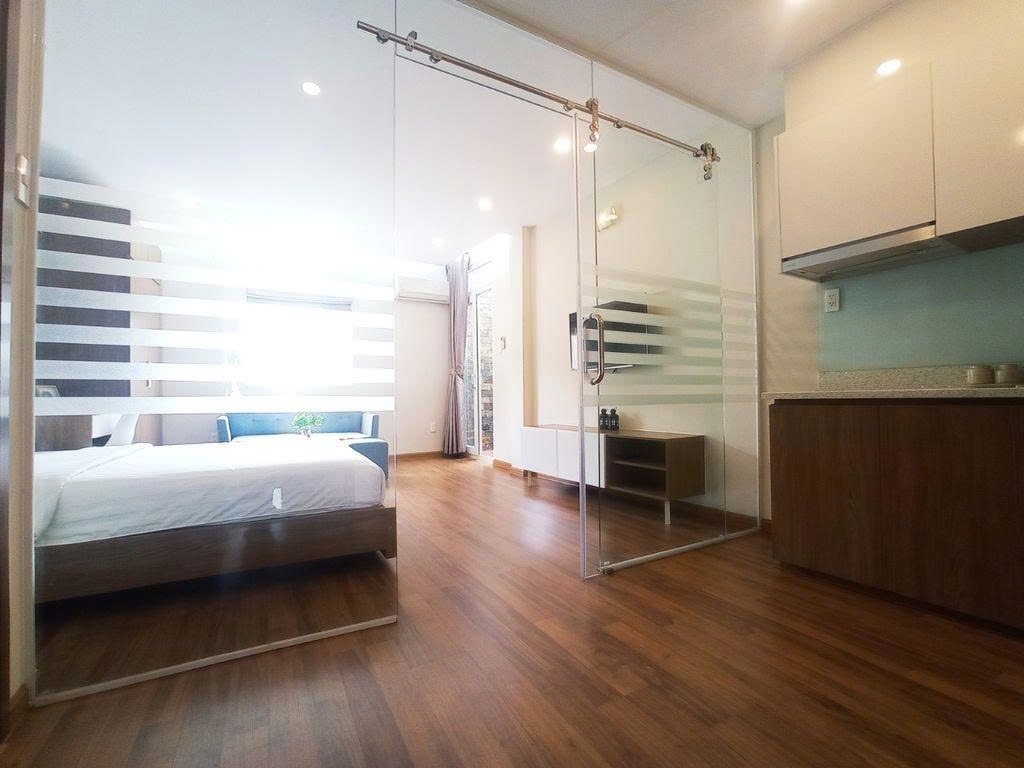 Phòng trọ 1 Phòng ngủ 25m2 tại PTC House 1 Trần Cao Vân - Quận 3 - Phòng khách