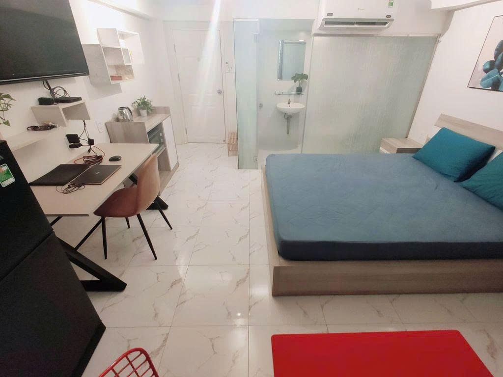 Phòng trọ Studio 25m2 tại PTC House Calmette - Quận 1 - Phòng ngủ