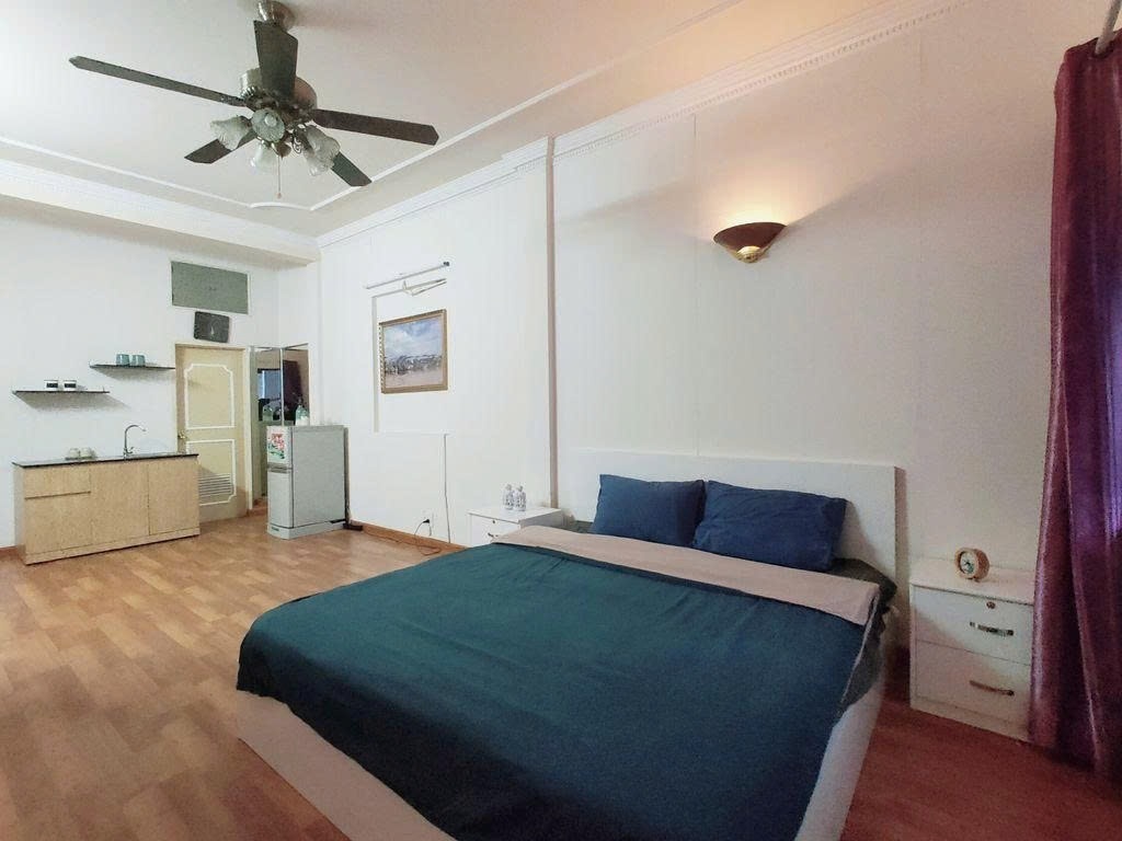 Phòng trọ Studio 40m2 tại PTC House 1 Cách Mạng Tháng 8 - Quận 1 - Phòng ngủ