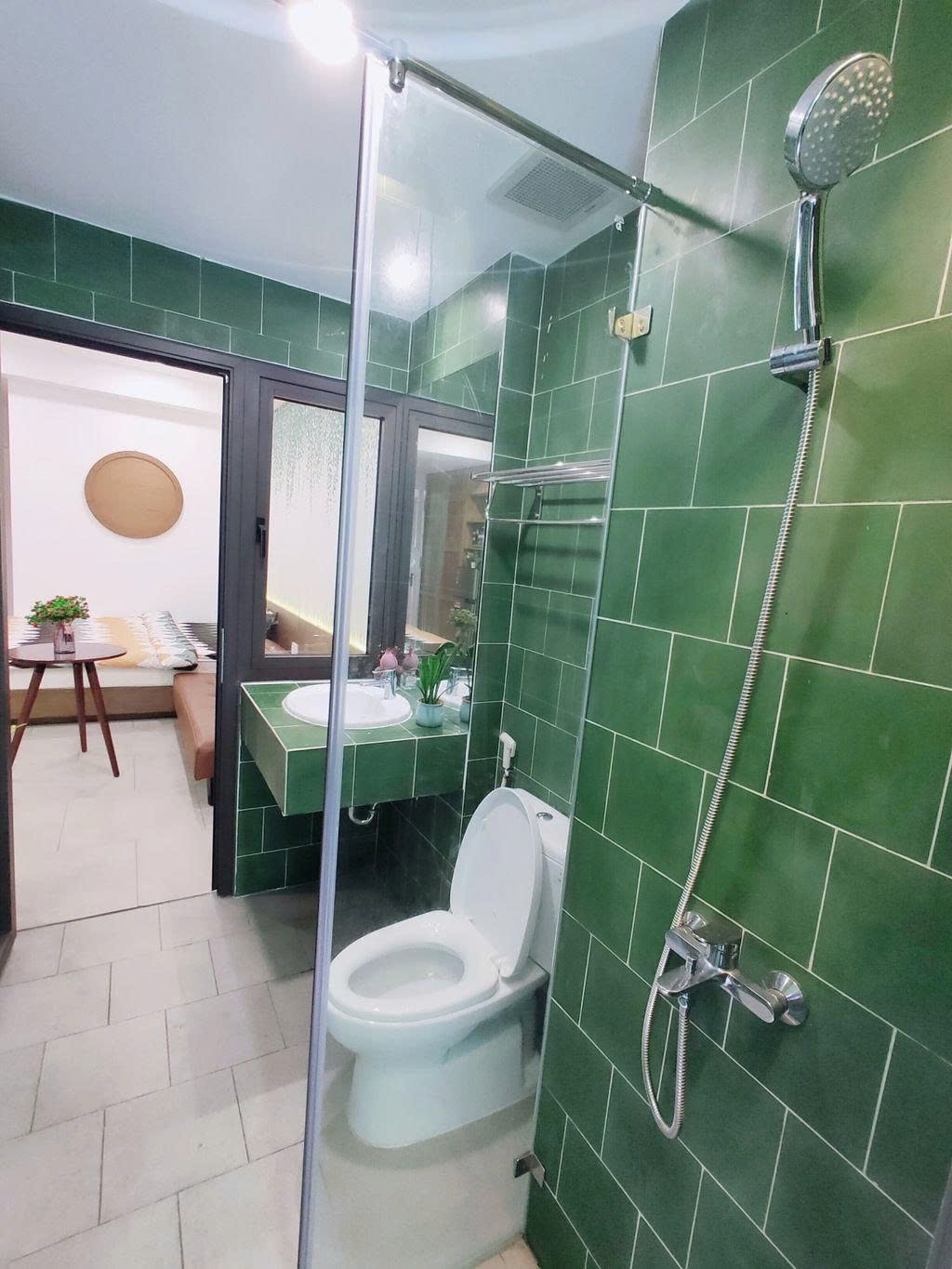 Phòng trọ Studio 40m2 tại PTC House Nguyễn Thái Bình 1 - Quận 1 - Phòng tắm