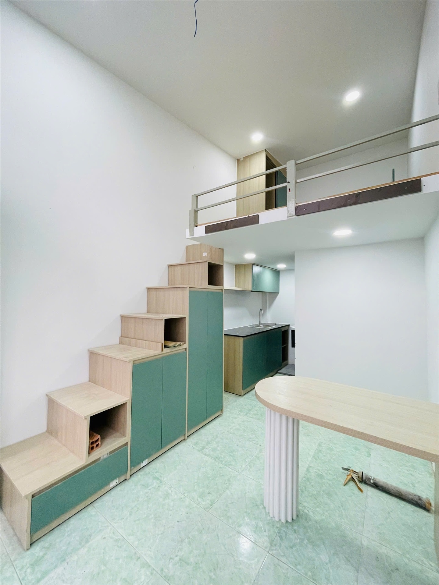 Phòng trọ Duplex 20m2 tại Sunhomes Mai Lão Bạng - Tân Bình - Phòng khách