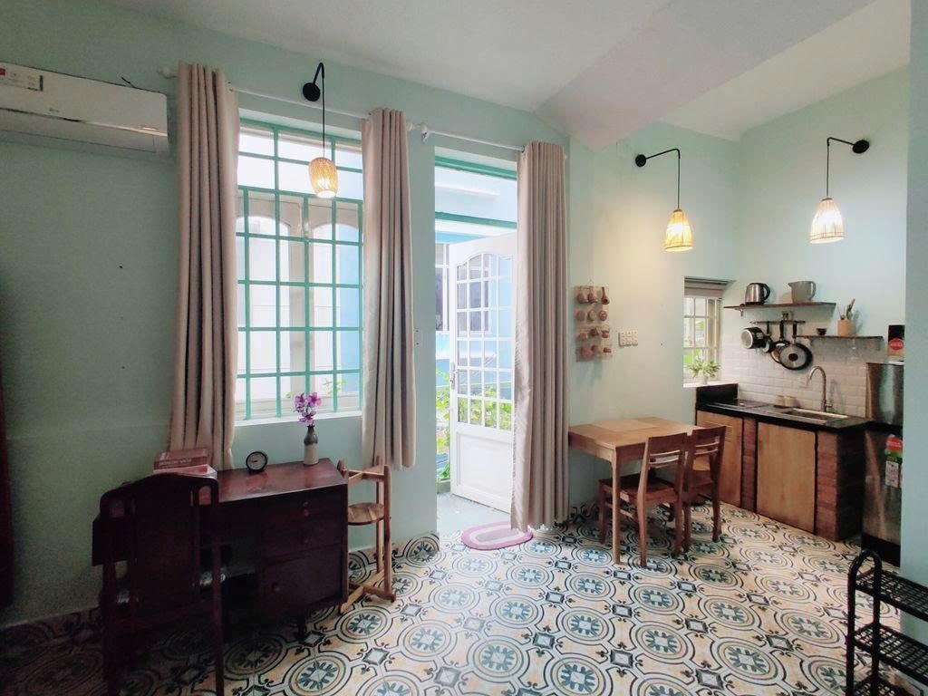 Phòng trọ Studio 35m2 tại PTC House 1 Đinh Tiên Hoàng - Quận 1 - Phòng khách