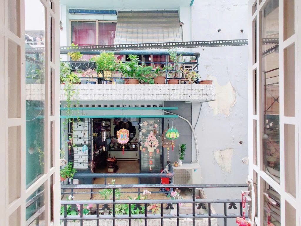 Phòng trọ Studio 15m2 tại PTC House Cống Quỳnh 1- Quận 1 - Ban công