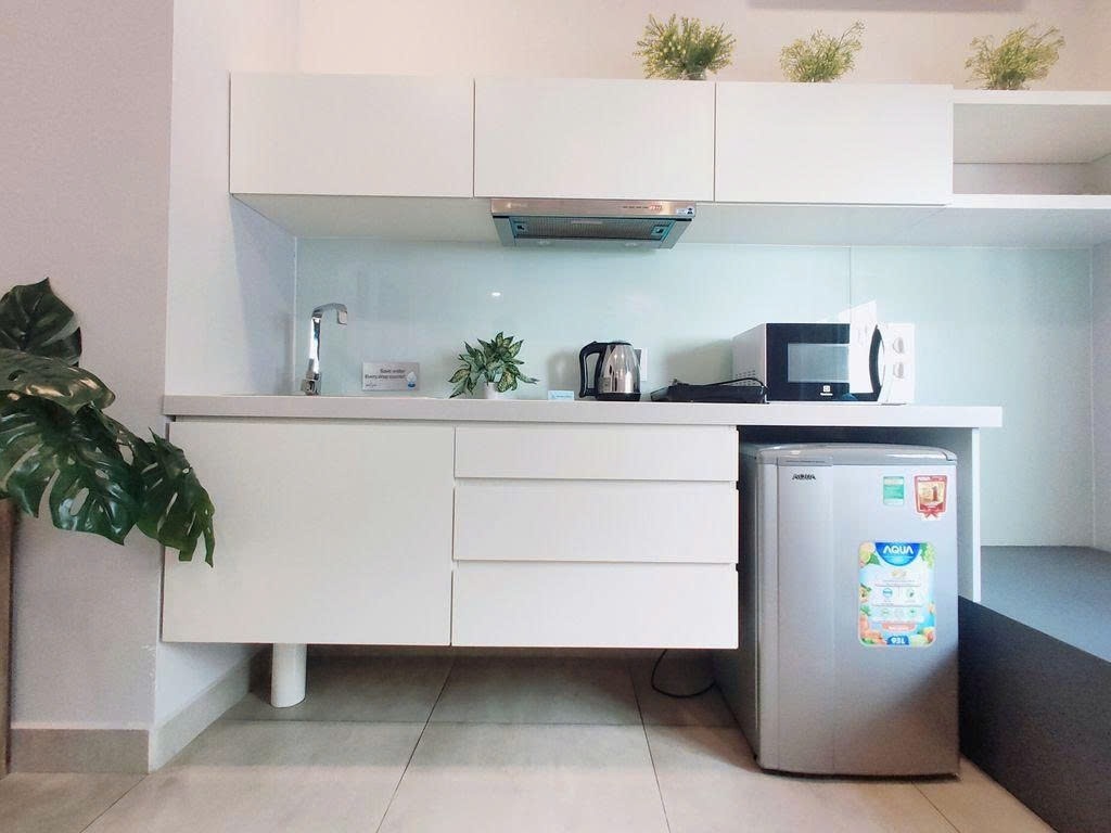 Phòng trọ Studio 25m2 tại PTC House Phan Tôn - Quận 1 - Phòng bếp