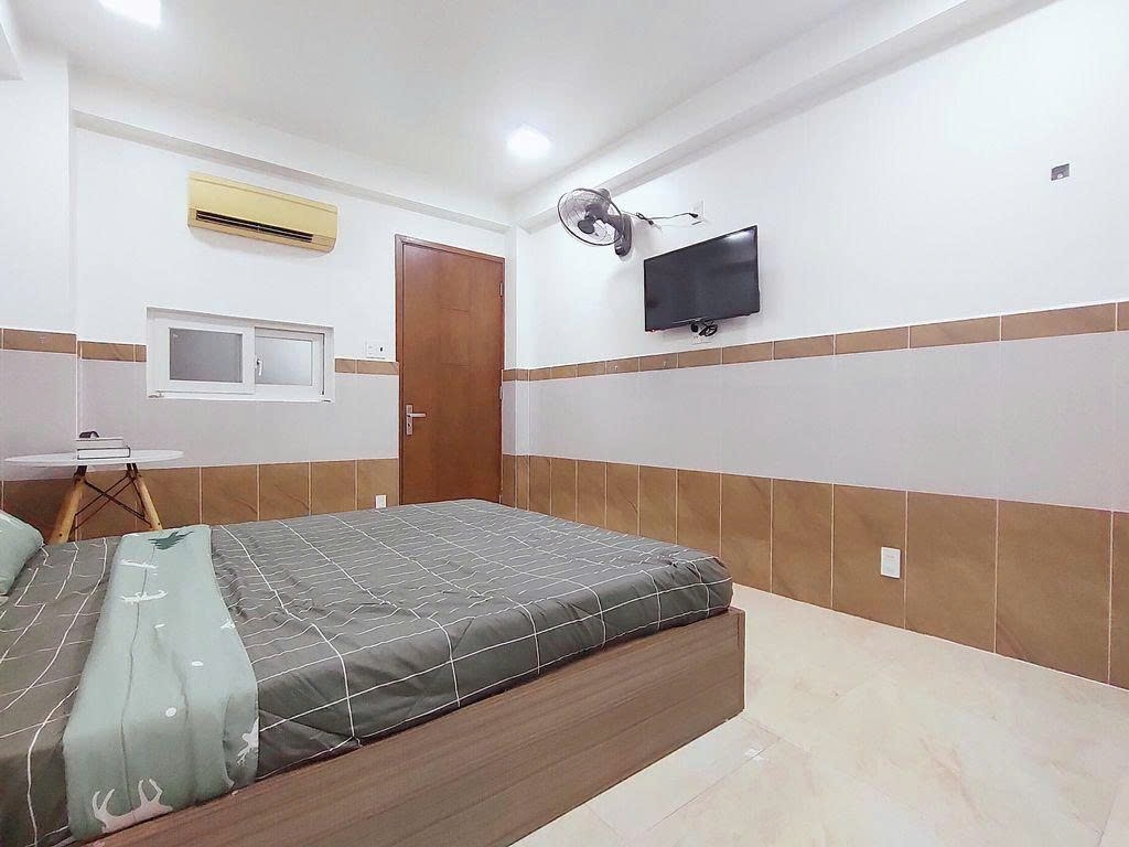 Phòng trọ Studio 25m2 tại PTC House 2 Nguyễn Đình Chiểu - Phú Nhuận - Phòng ngủ