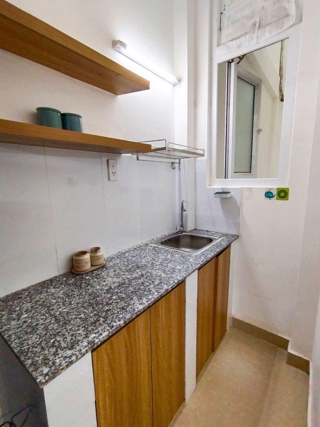 Phòng trọ Duplex 20m2 tại PTC House 2 Hoàng Hoa Thám - Bình Thạnh - Phòng bếp