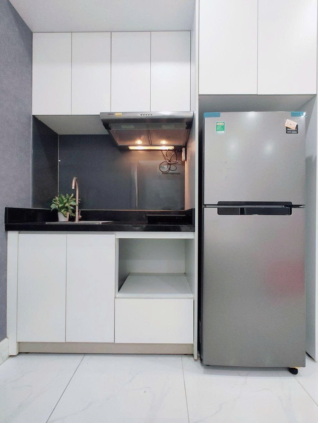 Phòng trọ Studio 25m2 tại PTC House 4 Điện Biên Phủ - Bình Thạnh - Phòng bếp