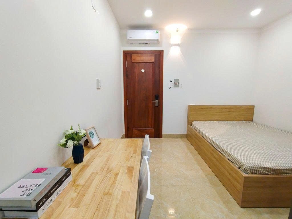 Phòng trọ Studio 25m2 tại PTC House 2 Bình Giã - Tân Bình - Phòng ngủ