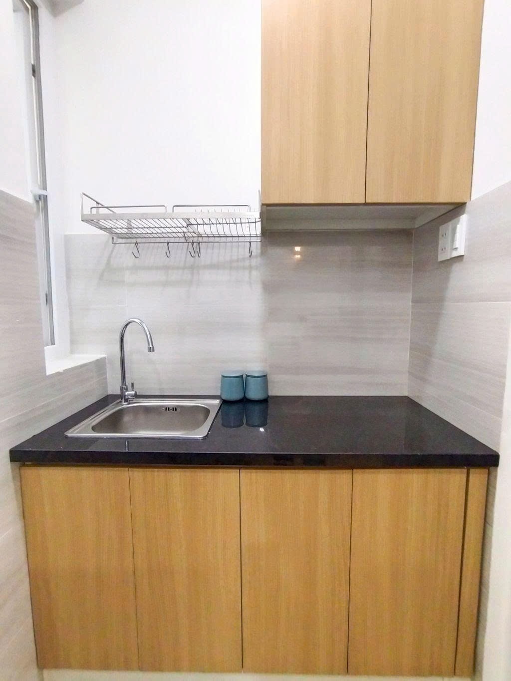 Phòng trọ Studio 25m2 tại PTC House 2 Bình Giã - Tân Bình - Phòng bếp